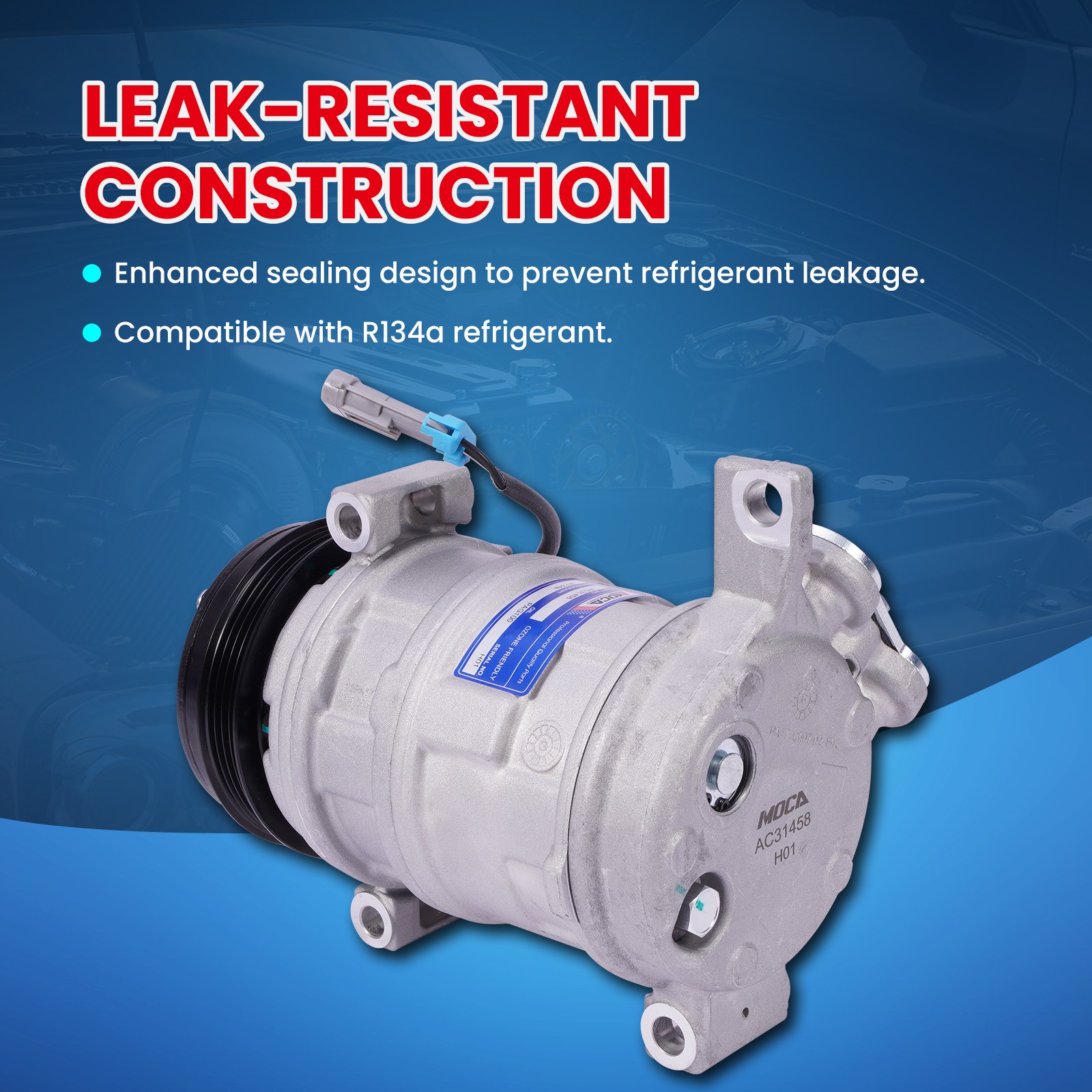 A/C Compressor for GMC Sierra Yukon Chevrolet Tahoe Silverado Suburban V8