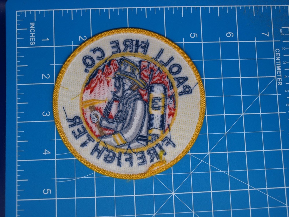 Paoli Pennsylvania Fire Co Firefighter patch