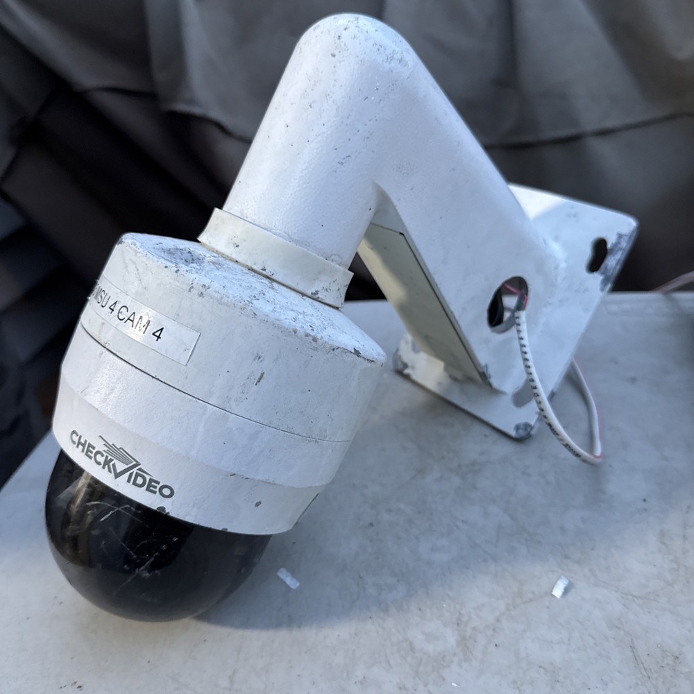 CheckVideo Camera Dome Security Camera w/Pelco Mount. Salvaged
