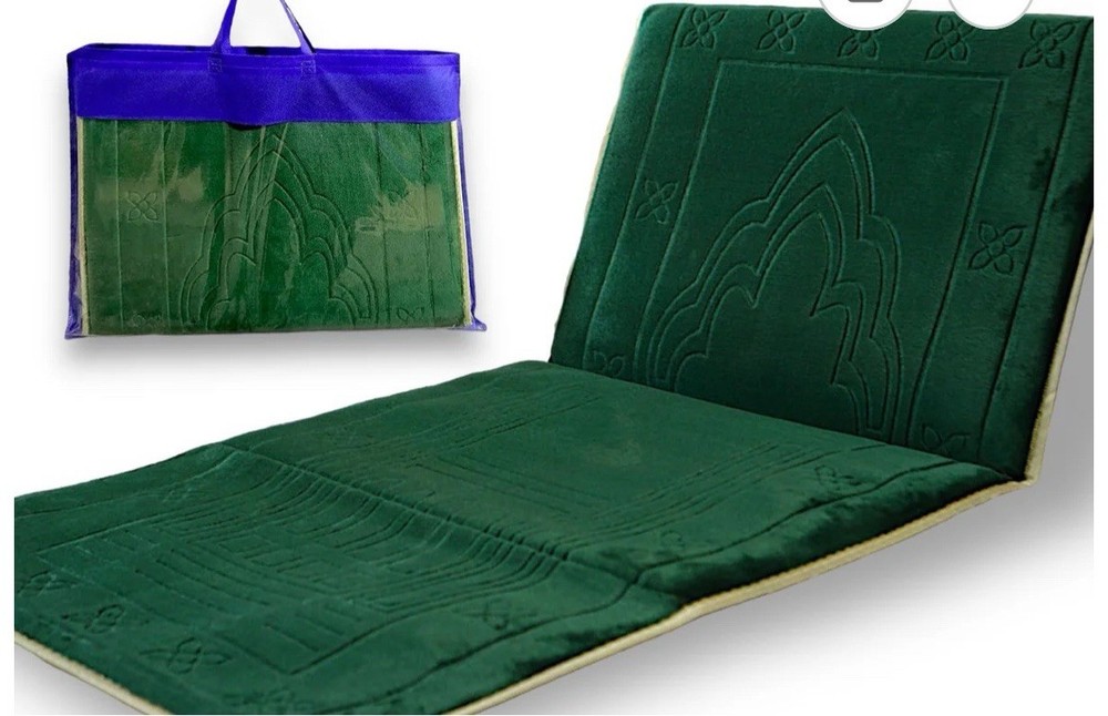 Foldable Prayer Mat - Thick & Padded Extra Comfort