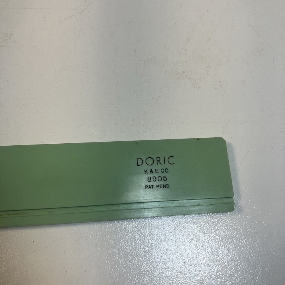 K&E KEUFFEL & ESSER DORIC DRAFTING LETTERING SET MODEL 8915 W/ CASE