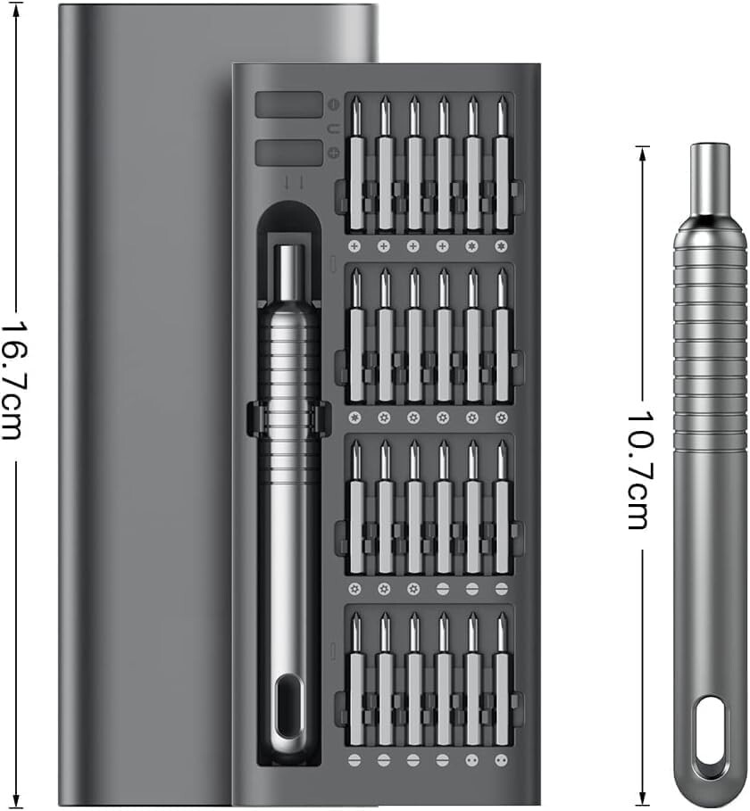 GREEN LYCA 51-in-1 Portable Precision Screwdriver Set, Magnetic Bits, Torx Hex