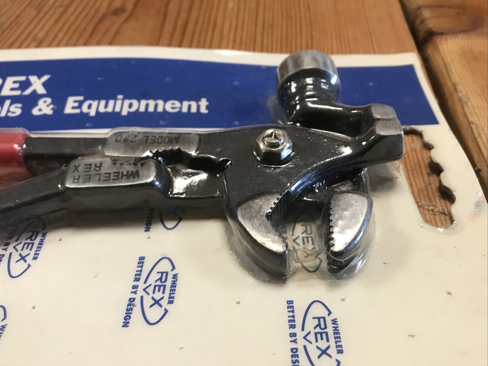 WHEELER REX MODEL 290 Pipe Working Tool Ashtabula Ohio USA NIB