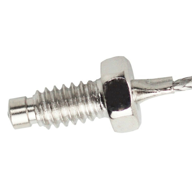 M6 M8 K/E Type Temperature Sensor Screw Probe Thermocouple 0.2-5 Meters Cable