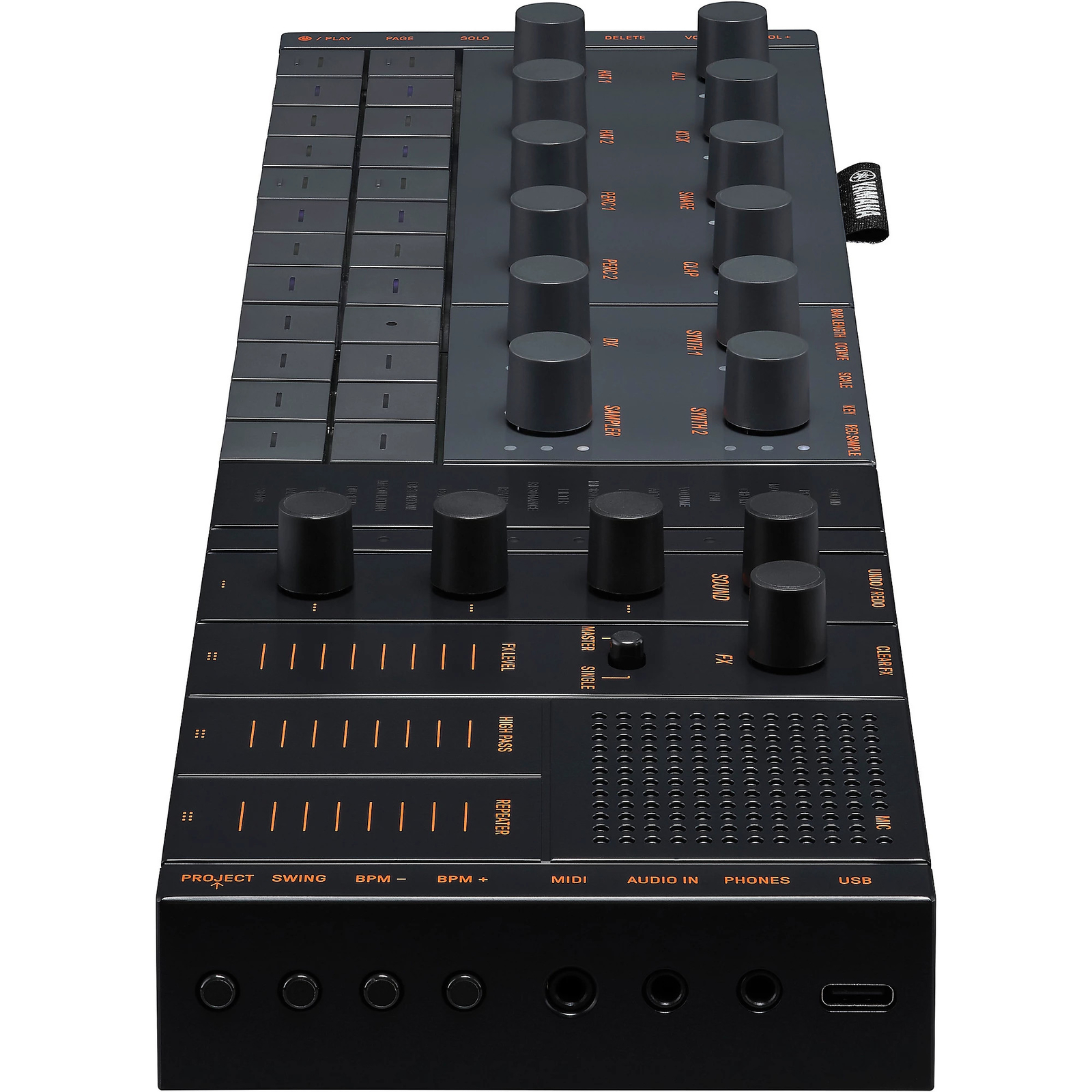 Yamaha SEQTRAK Mobile Music Ideastation, Black/Orange