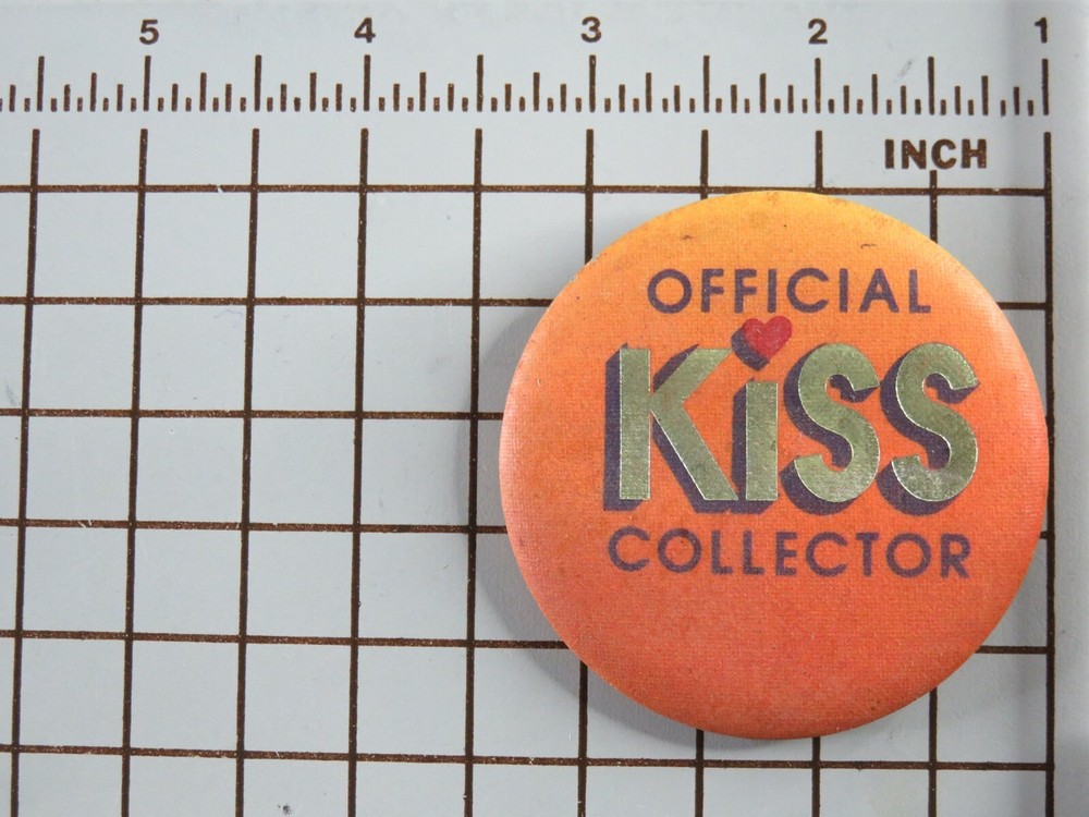 Official Kiss Collector Pin-back Button