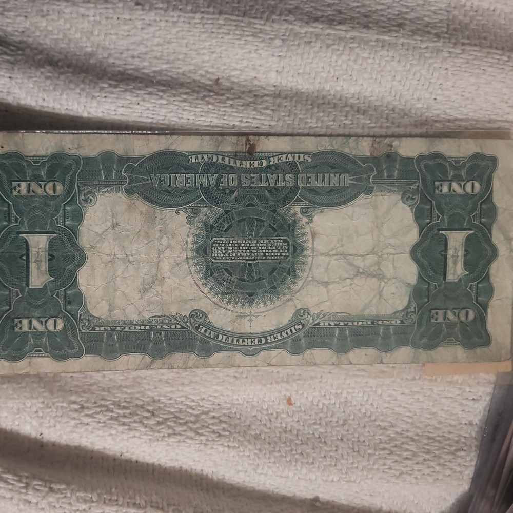 1899 $1 Dollar Silver Certificate Black Eagle Large