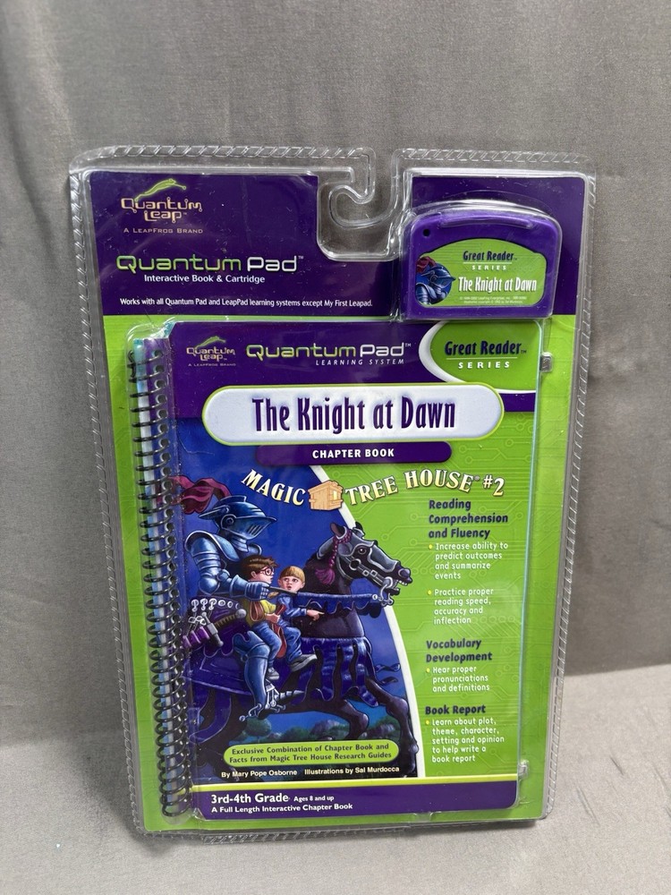 Leap Frog LeapPad SCIENCE Interactive & Quantum Pad Knight At Dawn