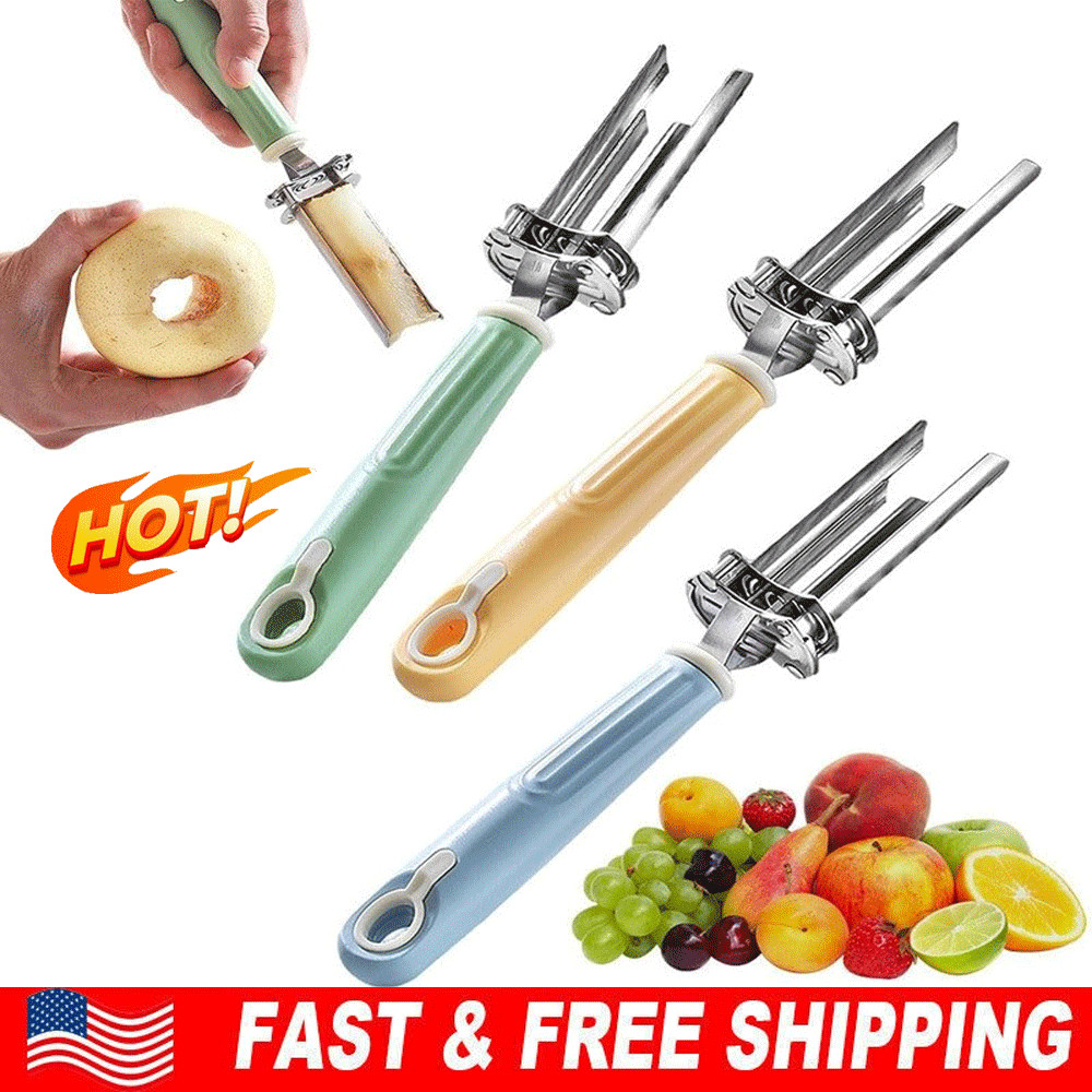 Adjustable Fruit and Vegetable CorTLs Tool, Bell Pepper Cutter & Deseeder