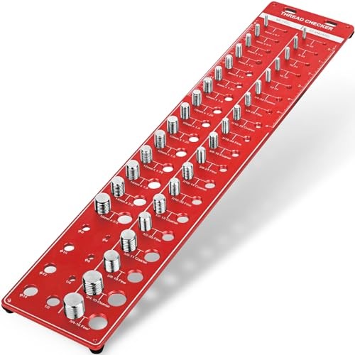 34 Thread Checker Nut and Bolt Thread Checker Standard and Metric Bolt Size