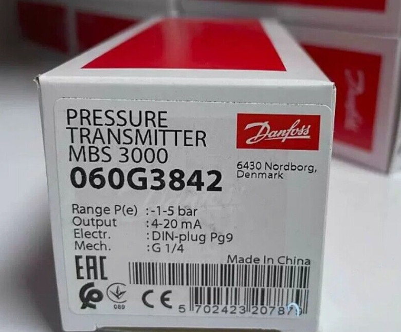 1pcs Danfoss pressure sensor MBS3000 -1~5Bar 060G3842