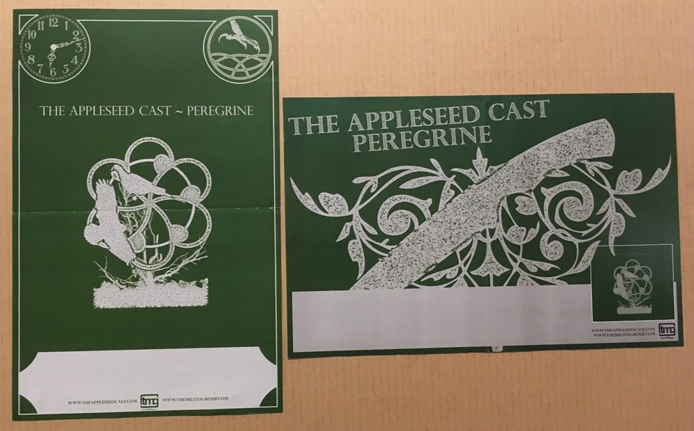 APPLESEED CAST 2006 DOUBLE SIDED PROMO POSTER for Peregrine CD USA 17x11