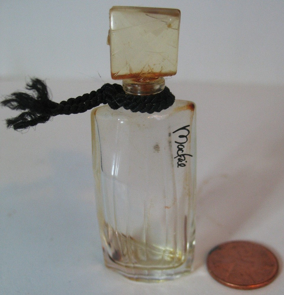Empty Mackie by Bob Mackie Cologne Bottle with Plastic Stopper