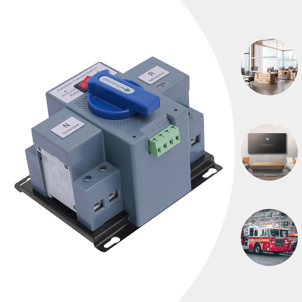 60HZ Double Power Automatic Change-over Switch Generator Change-over Blue