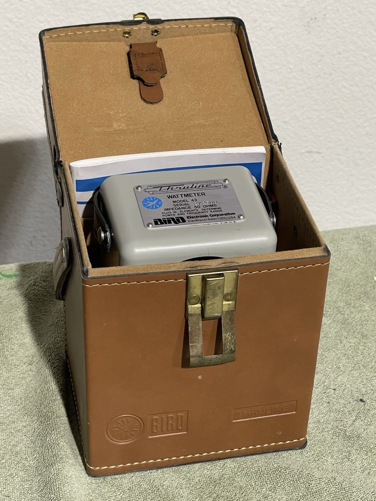 BIRD 43 RF WATTMETER / RF POWER METER – Excellent Condition – Complete Set