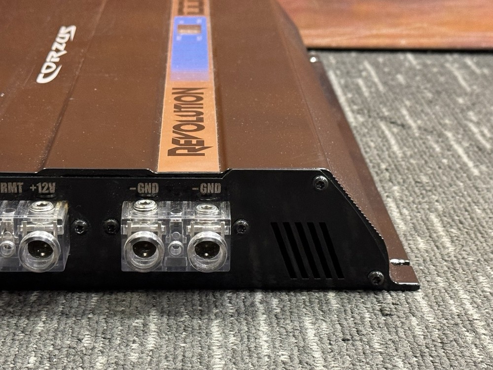Corzus Revolution MD10000 10K W RMS 1 Channel 1 OHM Low Volt Amp w/ DSP