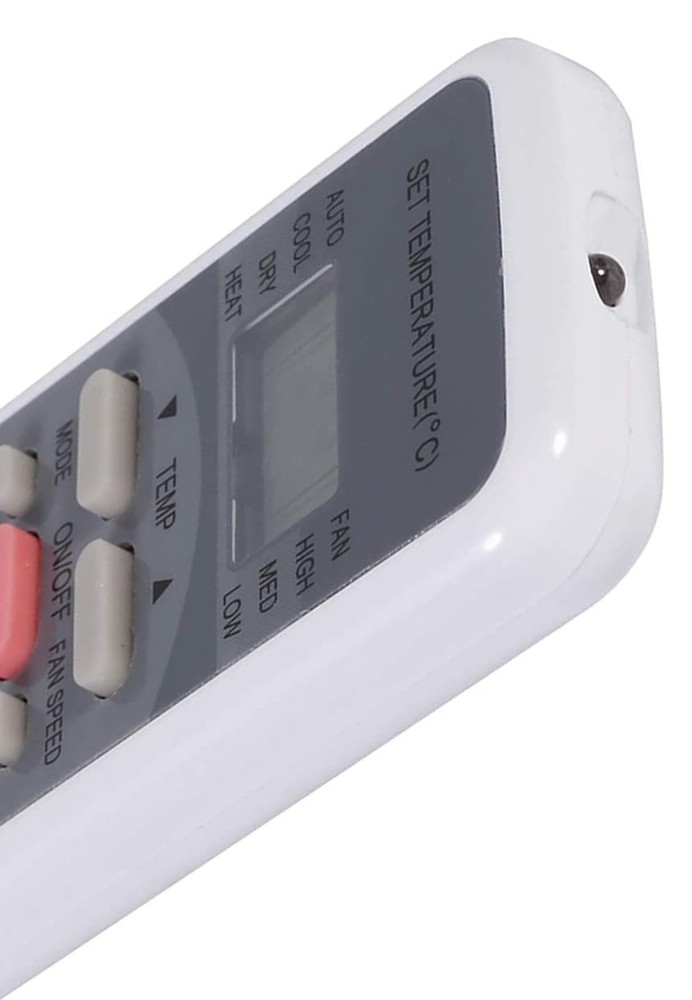 R51M/E Remote Control Replacement for Midea Air Conditioner, silver metallic