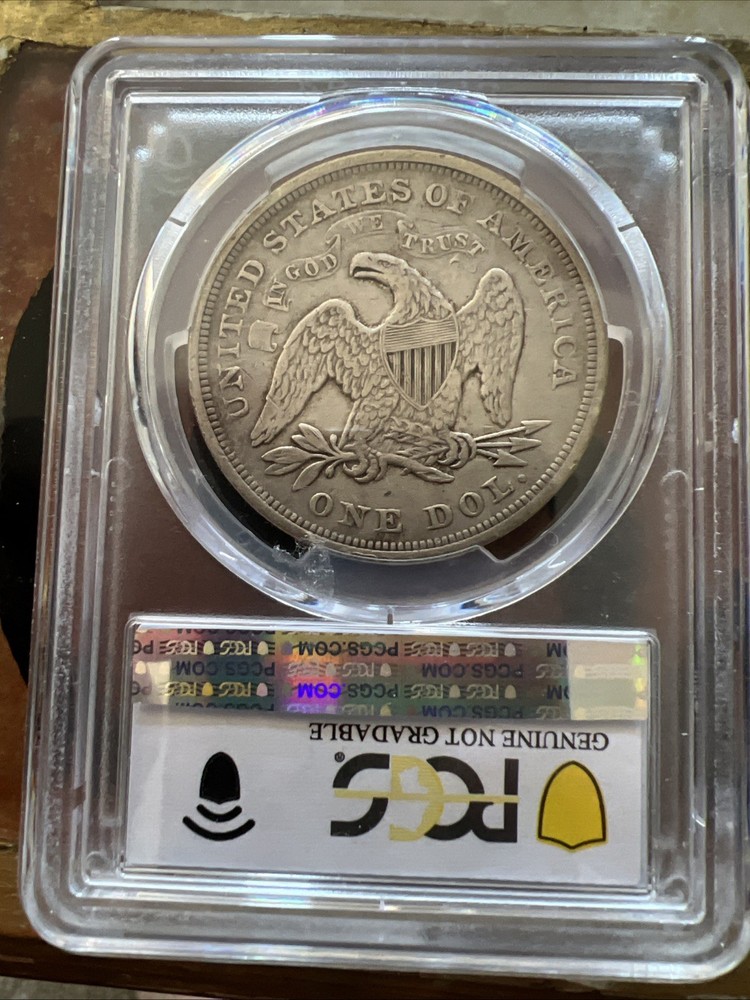 1870 Seated Liberty Dollar