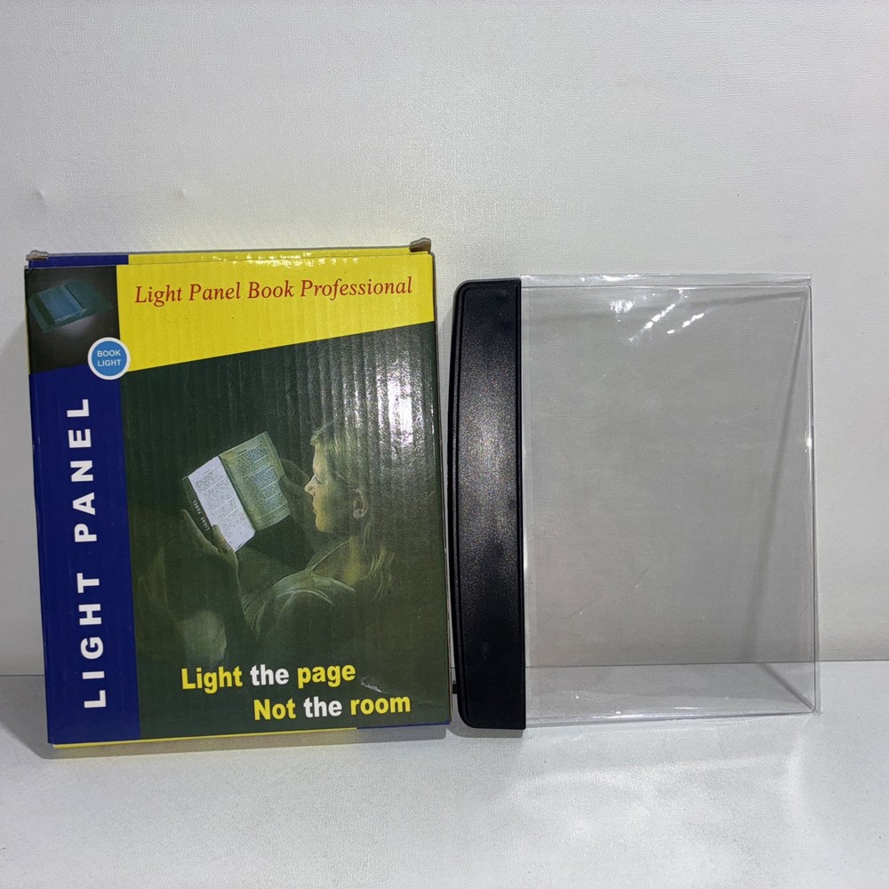 New Light Panel Book Light, LED Page Light