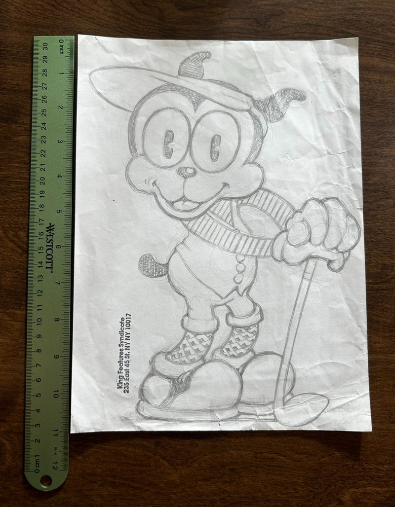 bocetos de estudio fleischer originales