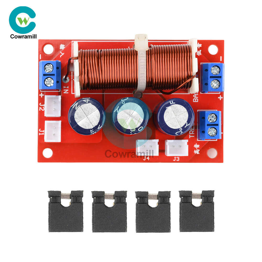 400W 2Way Speaker Frequency Divider Audio Crossover Board 100Hz-10KHz Adjustable