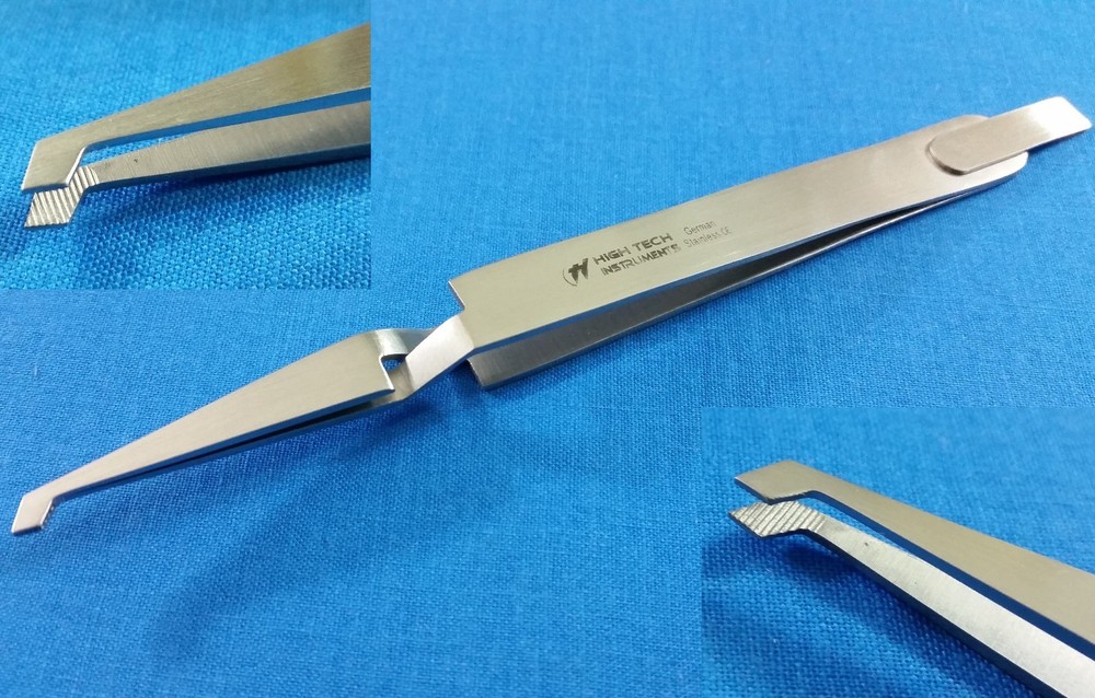 STAINLESS STEEL Direct Bond Holder BRACKET PLACING Forceps w/ Positioning Blade