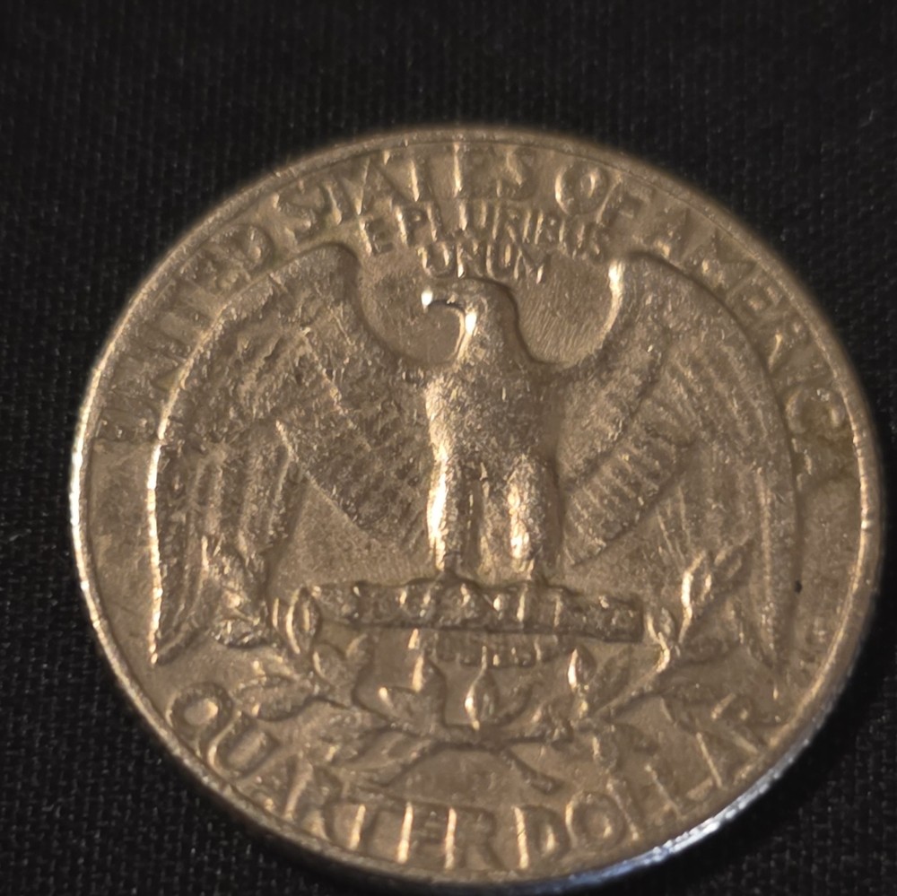 1966 No Mint Mark Washington Quarter Rim Error