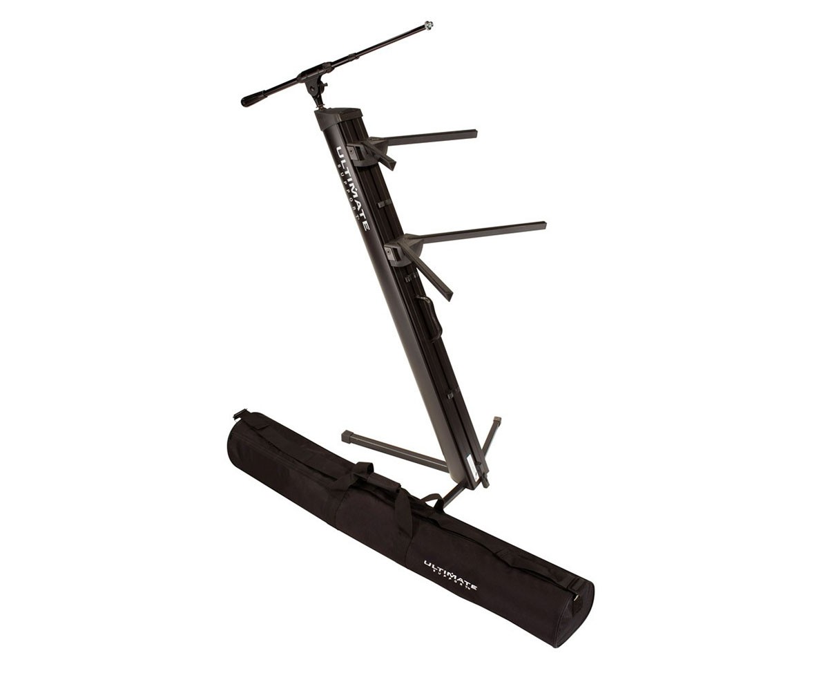 Ultimate Support APEX AX-48 Pro Plus Keyboard Stand + Mic Boom + Tote Carry Bag