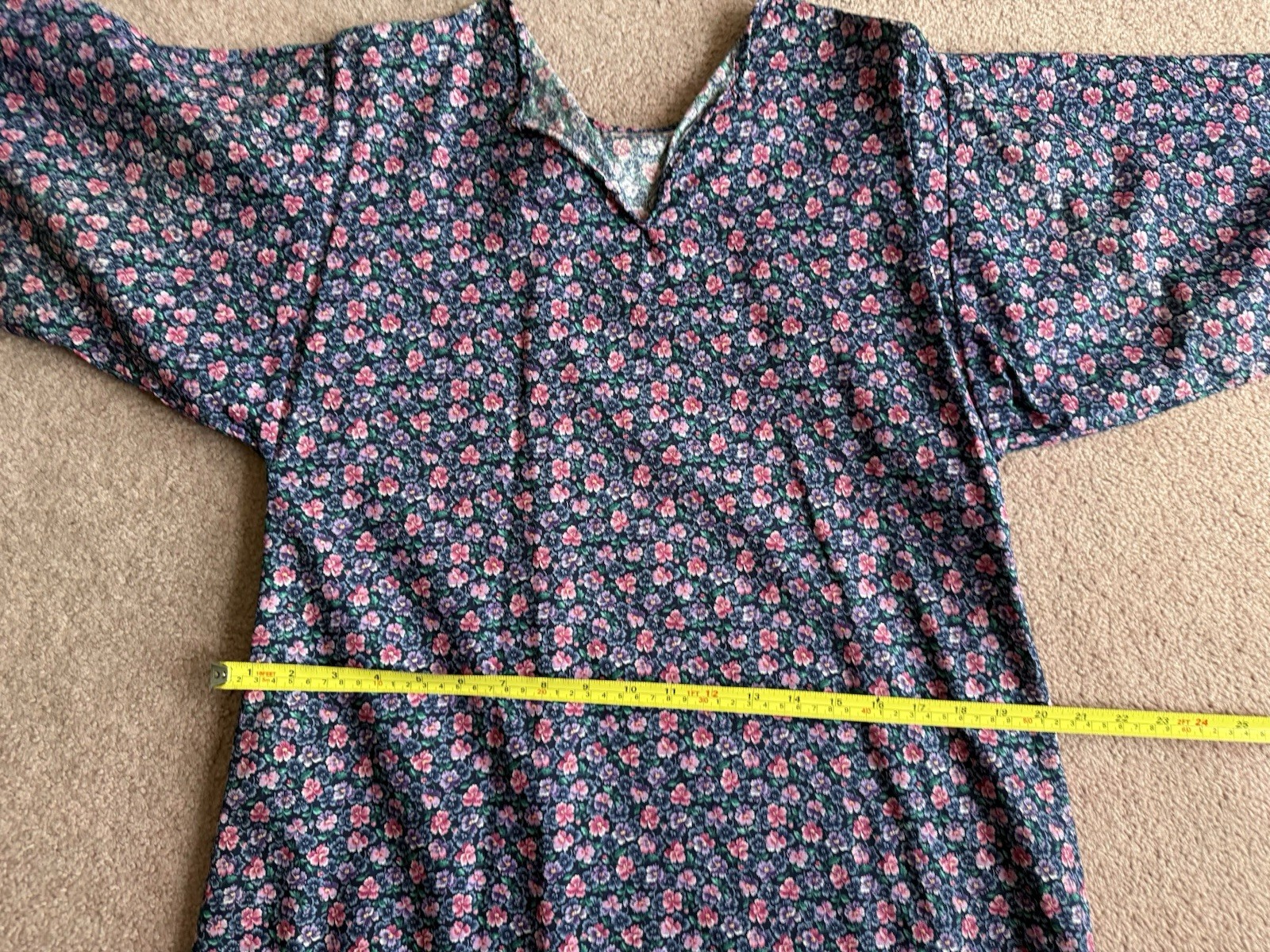 2 Native American Traditional Calico Dresses Youth L -Adult S. See Photos