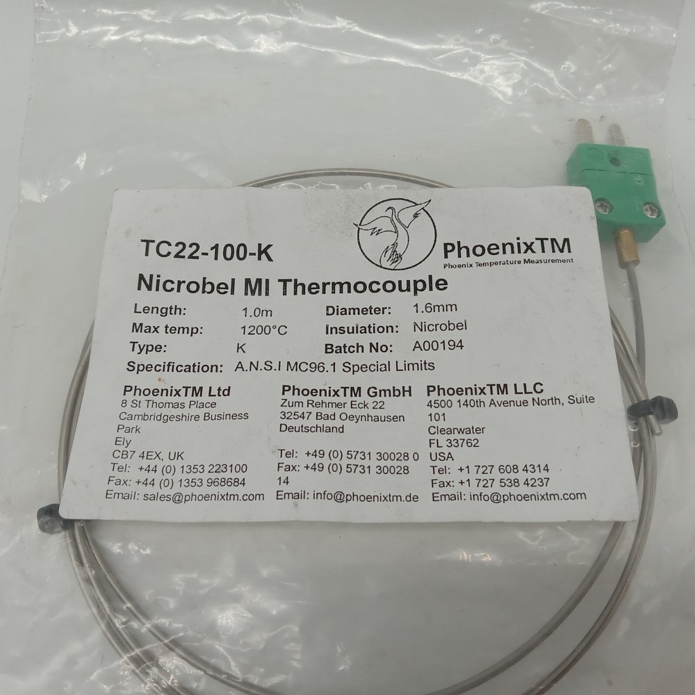 Phoenix TM TC22-100-K Thermocouple