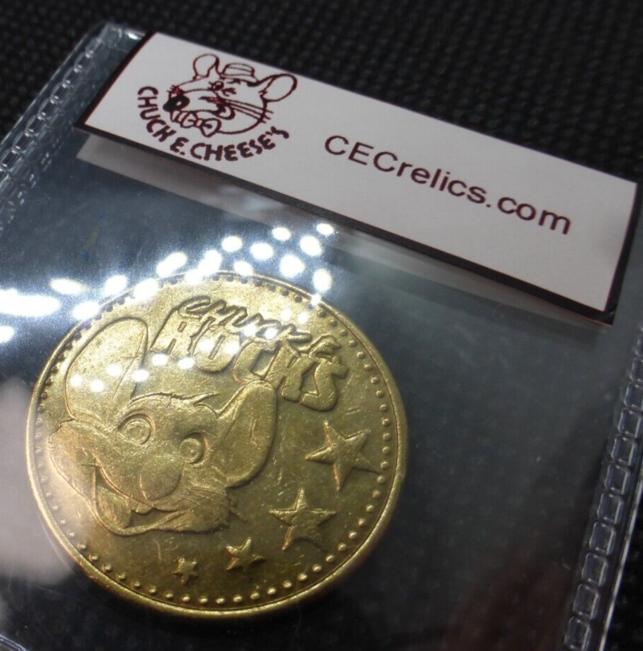 Chuck E. Cheese Token, Type 4 (1995-2013) Chucky Cheese's CECrelics Buy 4, Get 1