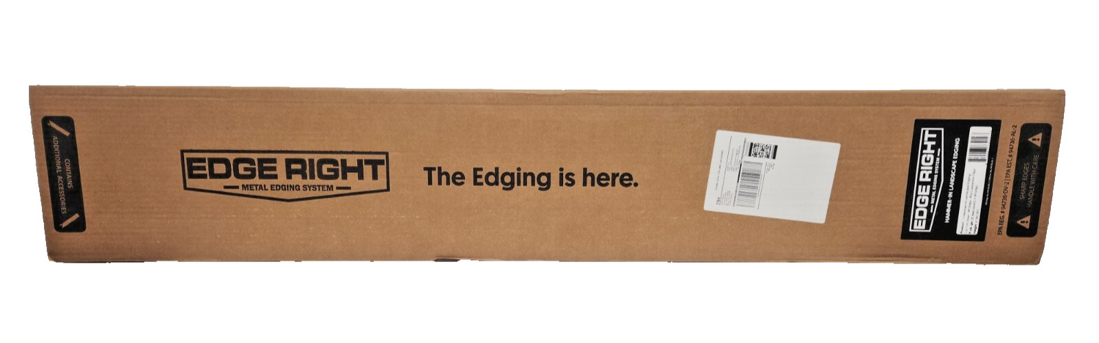 Edge Right - Steel Hammer-in Landscape Edging - 48-inch Strips - 6-inch Depth