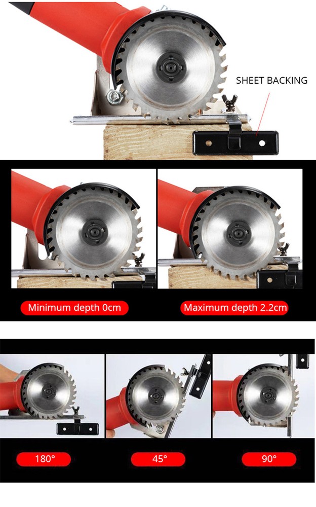 Angle Grinder Cutting Bracket Cutting Adjustable Polishing Woodworking Tool