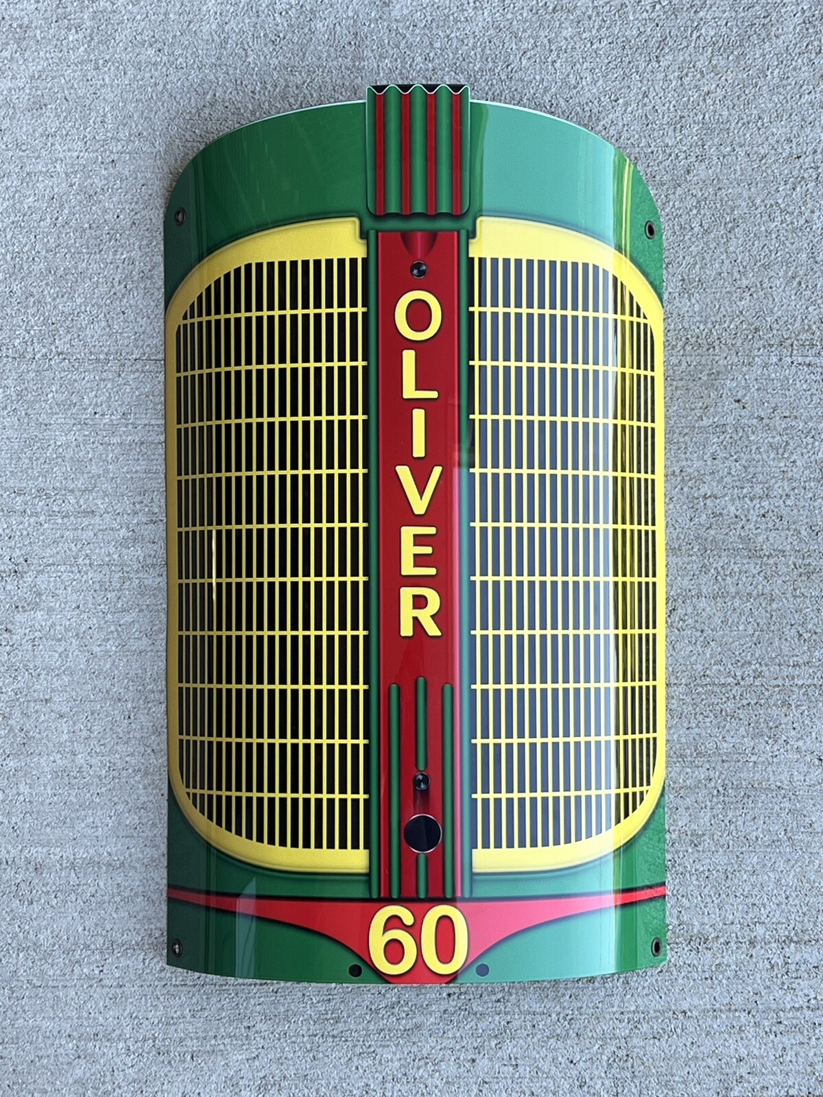 Wow!!  Oliver 60 Farm Equipment  John Deere Tractor Farm 3D Sign Advertising