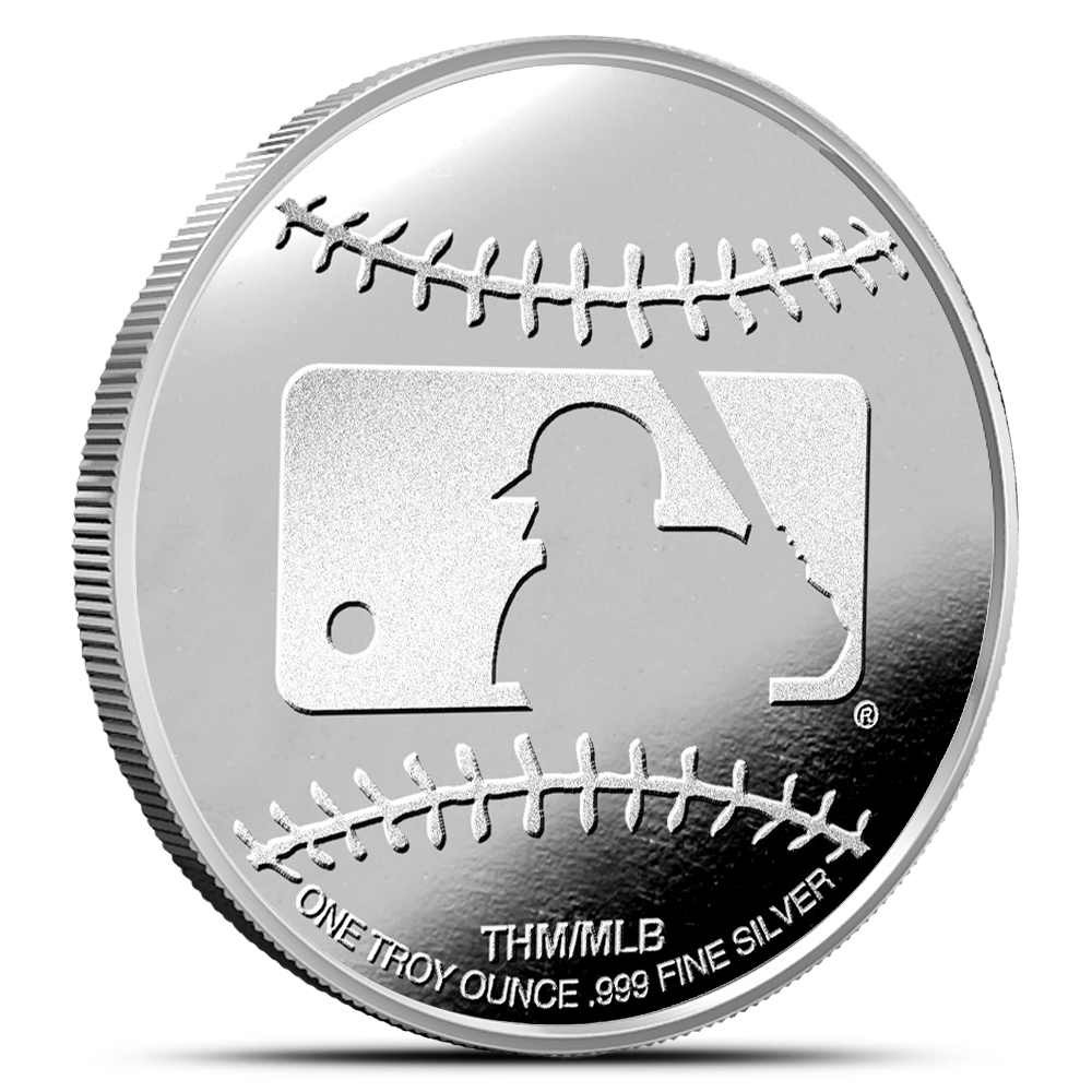 1 oz Colorized MLB Baltimore Orioles Silver Round (BU)
