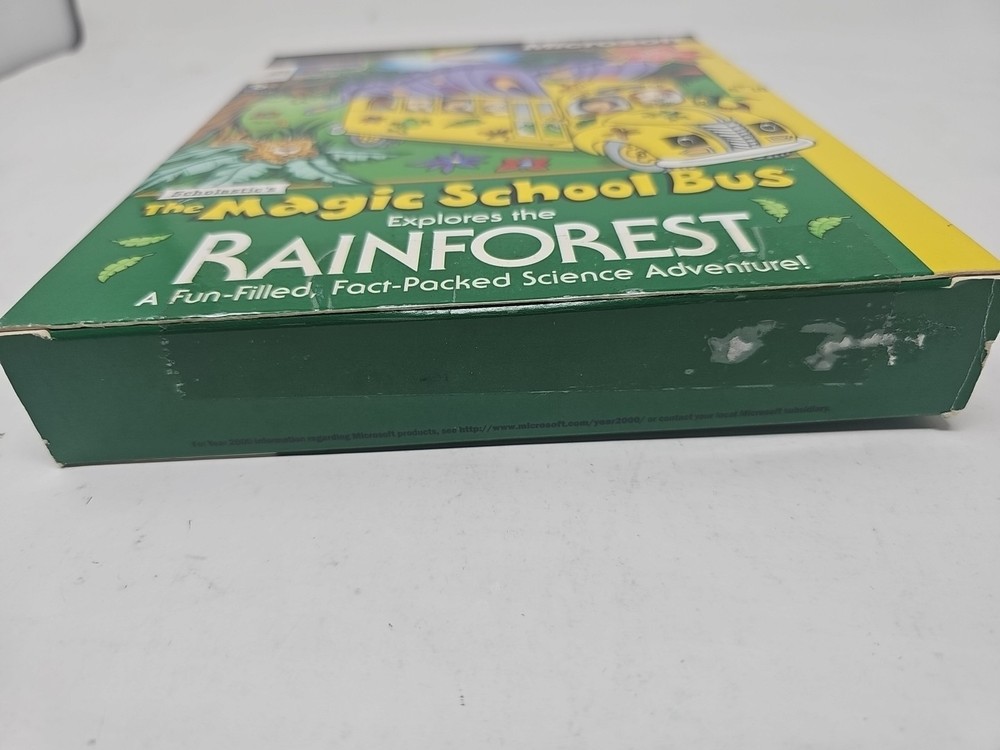 Microsoft Scholastic's The Magic School Bus Explores the Rainforest - PC