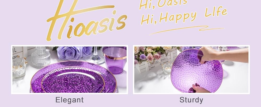 ple Gold Plastic Plates - ple Gold Dinnerware Set Includes