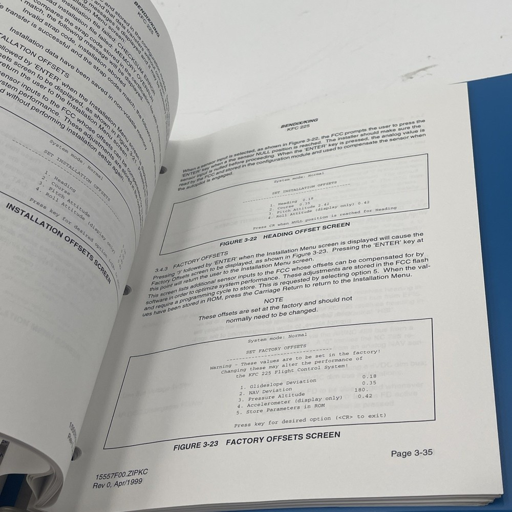 Bendix King KFC-225 Flight Control System Flight line Maintenance Manual