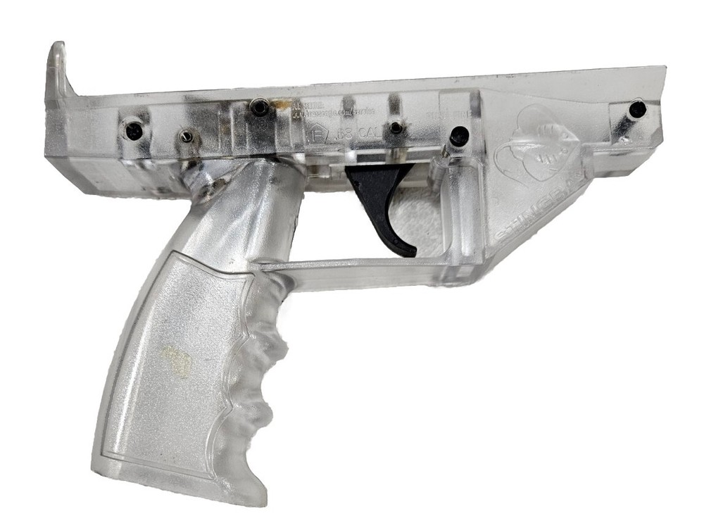 Used Brass Eagle Clear Stingray Ghost Semi Auto Paintball Gun Trigger Grip Frame