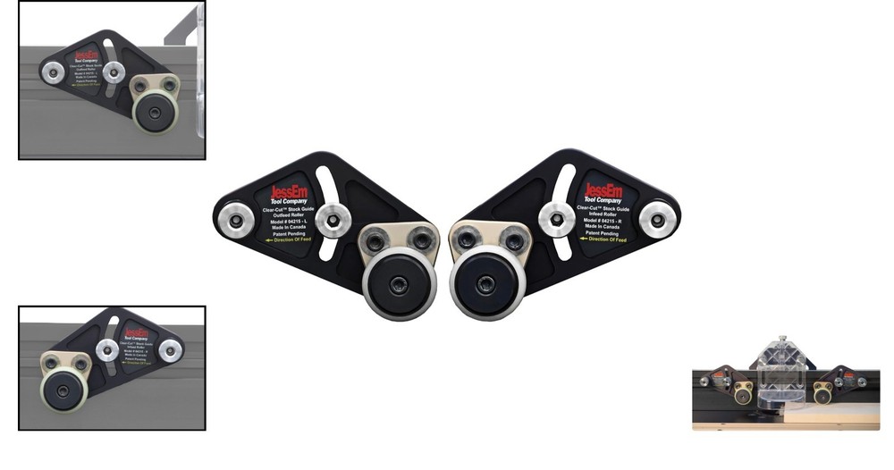 CNC-Machined Precision Stock Guides with Adjustable Height & Locking Feature