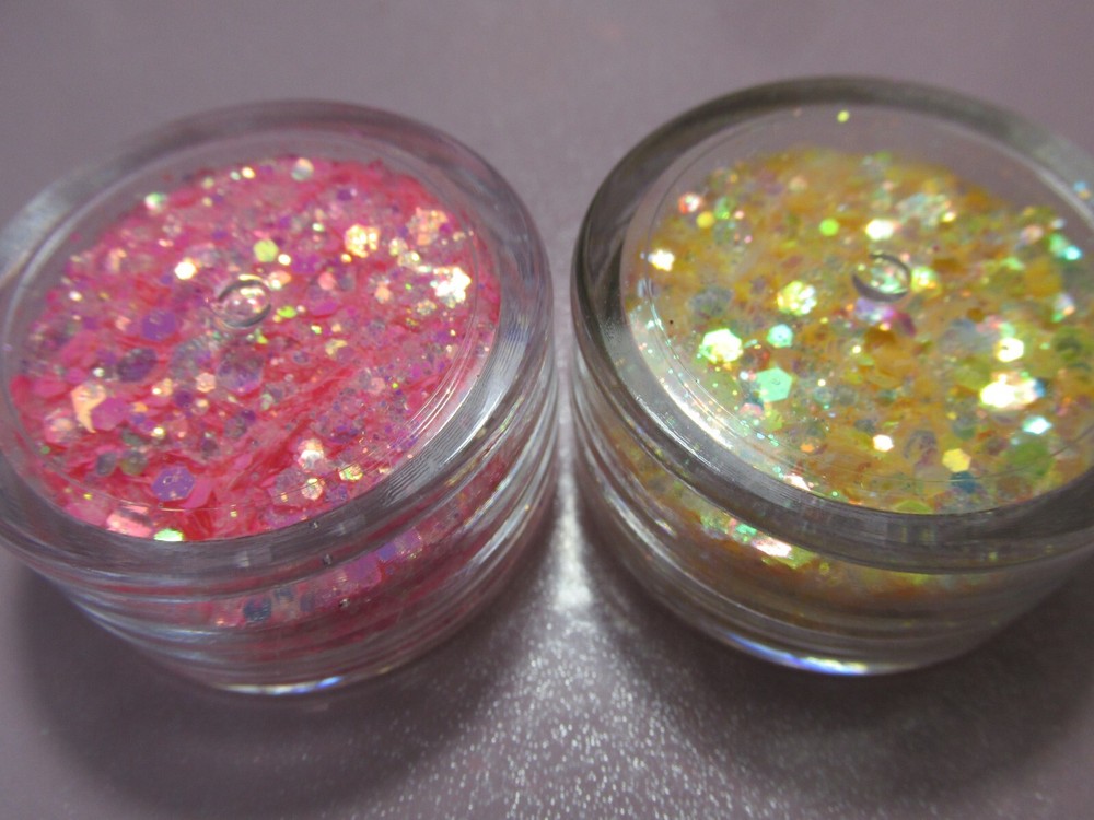 Nail art glitter sequins Cupcake icing collection