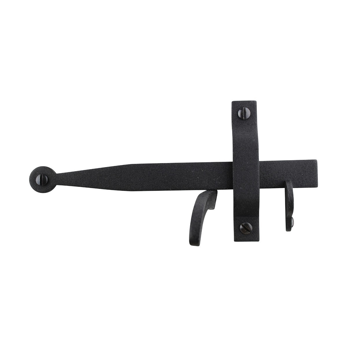 Black Cast Iron Norfolk Door Latches with Mounting Hardware Renovators Supply