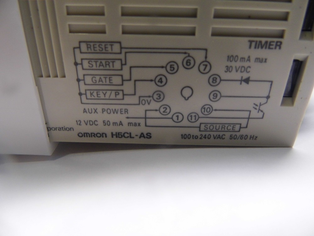 OMRON H5CL-AS TIMER 100 TO 240 VAC