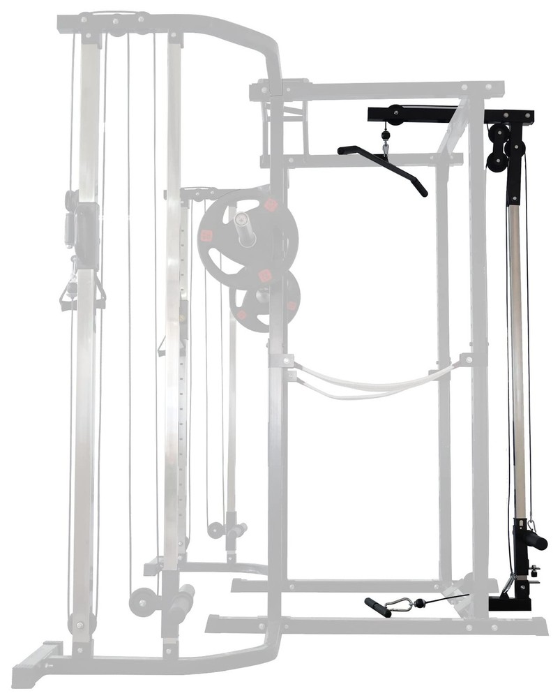 Multi-Function Adjustable Power Cage with J-Hooks, Safety Straps and Optional...