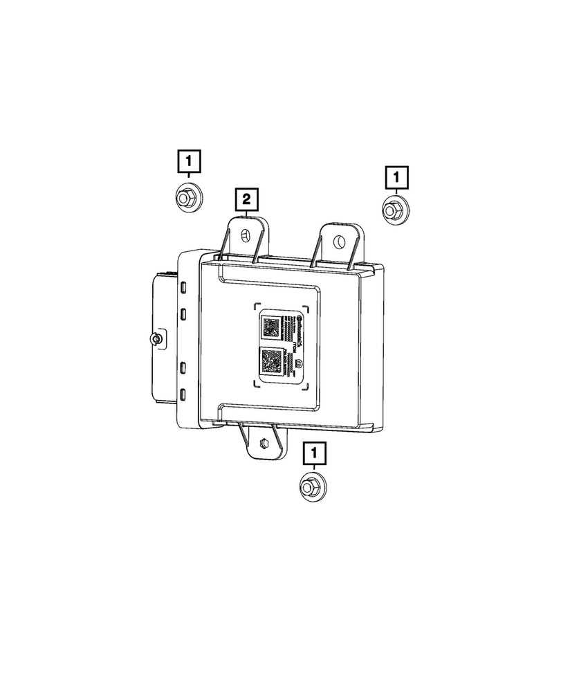 Genuine Mopar Trailer Brake & Towing Control Module 68602157AH