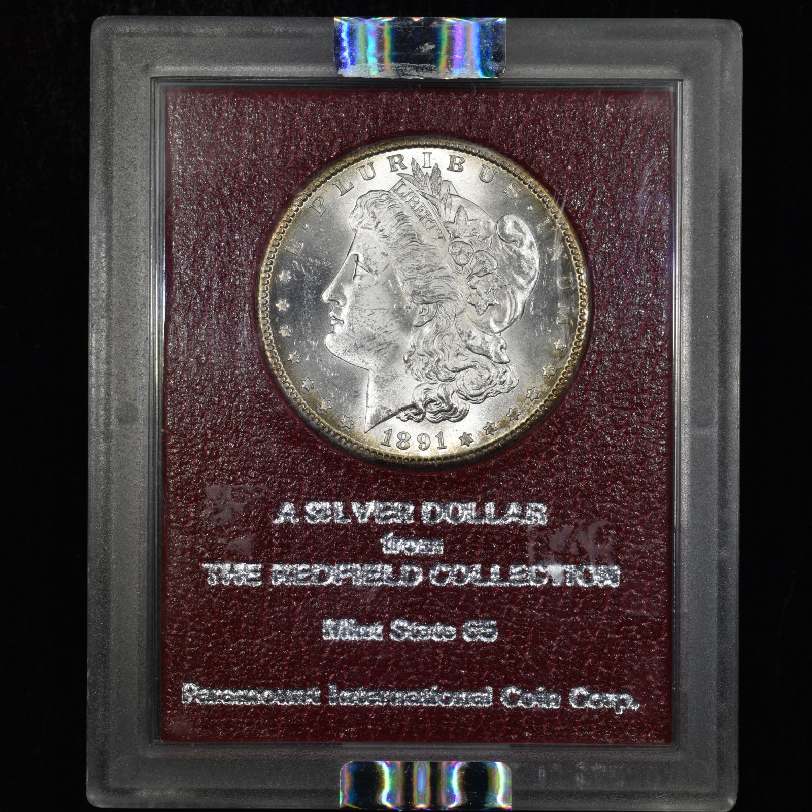 1891-S $1 MORGAN SILVER DOLLAR ✪ REDFIELD HOARD ✪ NGC MS-63 COLLECTION PARAMOUNT