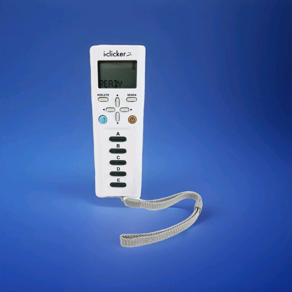 iClicker 2 ☆ Student Classroom Response Remote Control+ Wrist Strap~Clean Tested