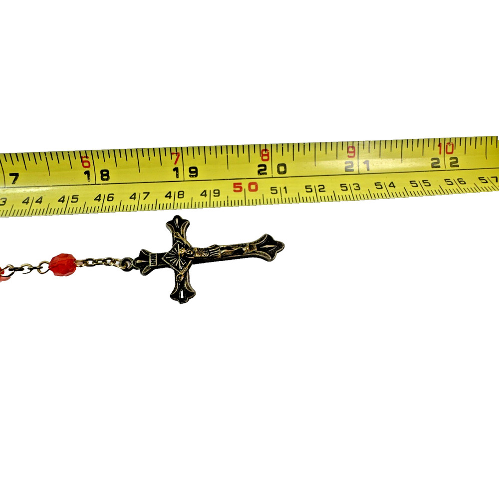 Vintage ESTATE Beaded Rosary Chain