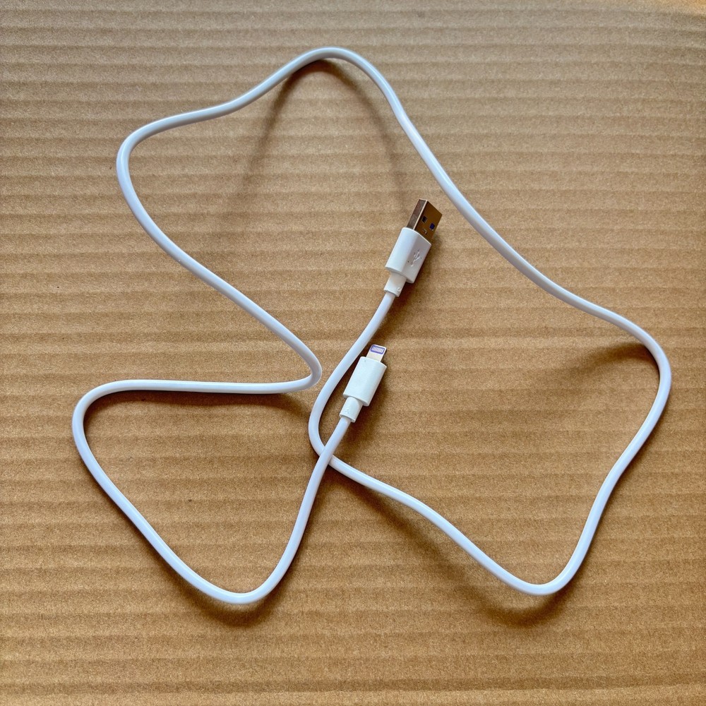 1pcs Apple iPhone compatible USB-A Charging Cable (3FT, 1M)