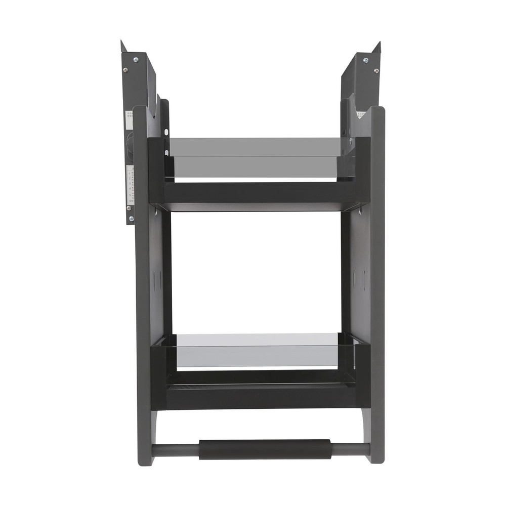 Kitchen Shelf Rack Upper Cabinet 2-Tier Pull Down Cabinet Organizer Rack